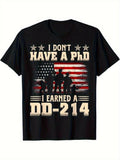 Dd-214 Retro Flag T-Shirt