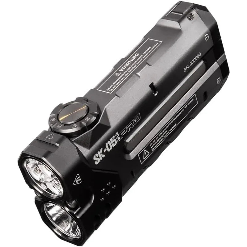 Sidelight Flashlight Combines Floodlight And Spotlight