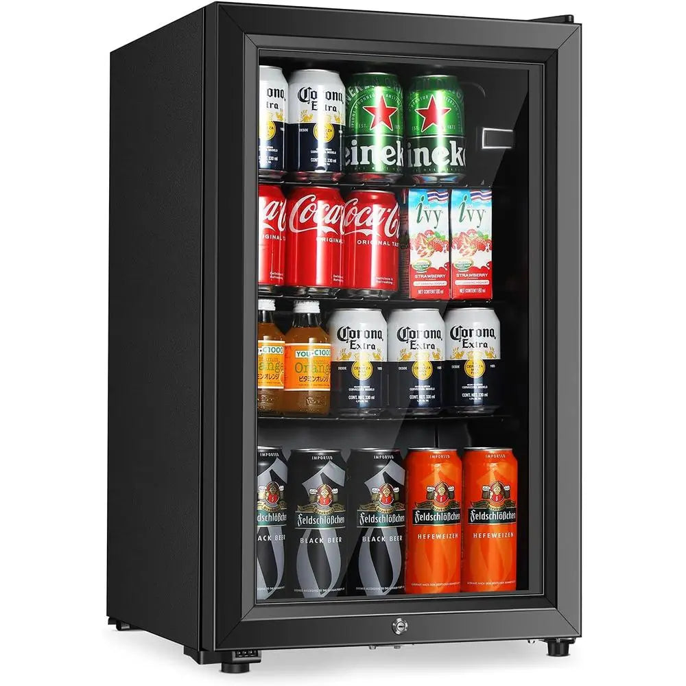 Mini Glass-Door Beverage Cooler, 2.3 Cu. Ft