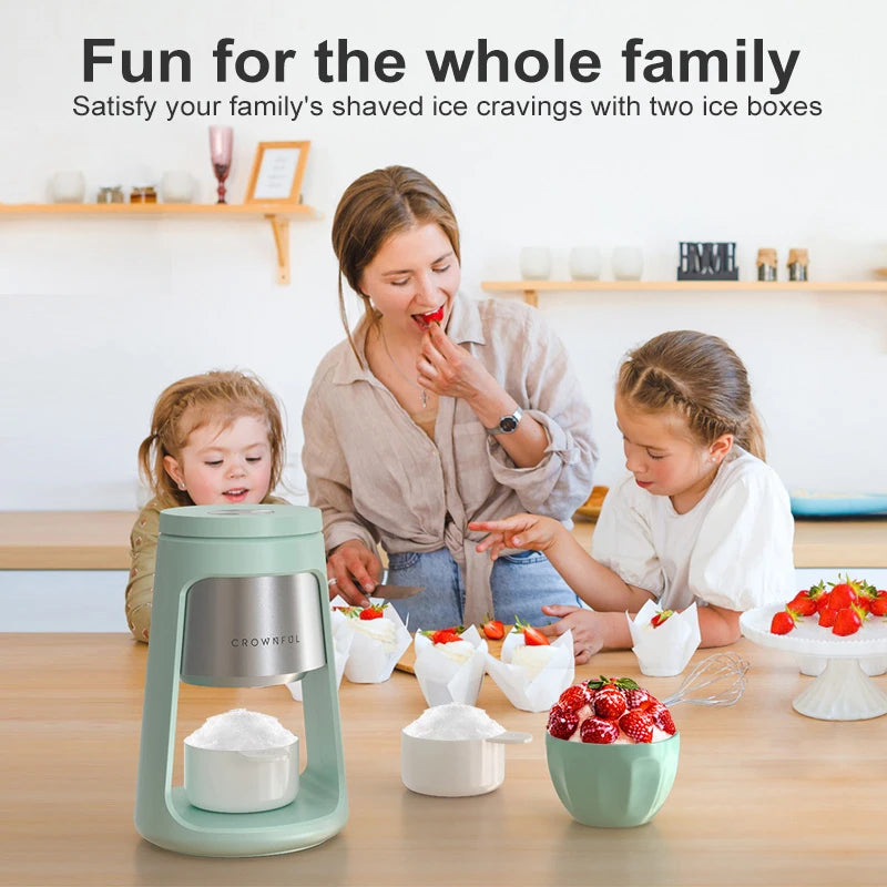 Mini Ice Crusher Electric Shaved Ice