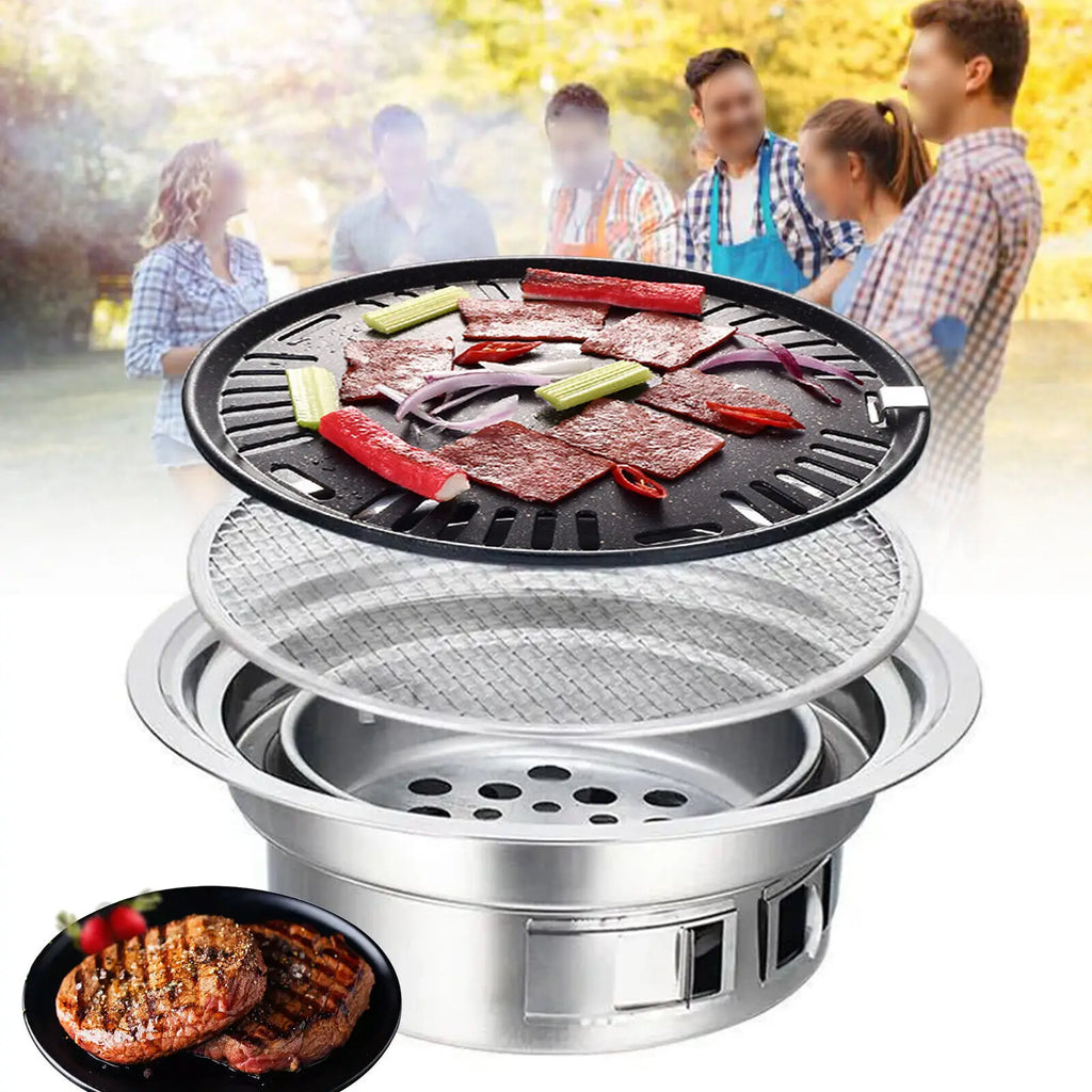 Portable BBQ Grill Camping Outdoors