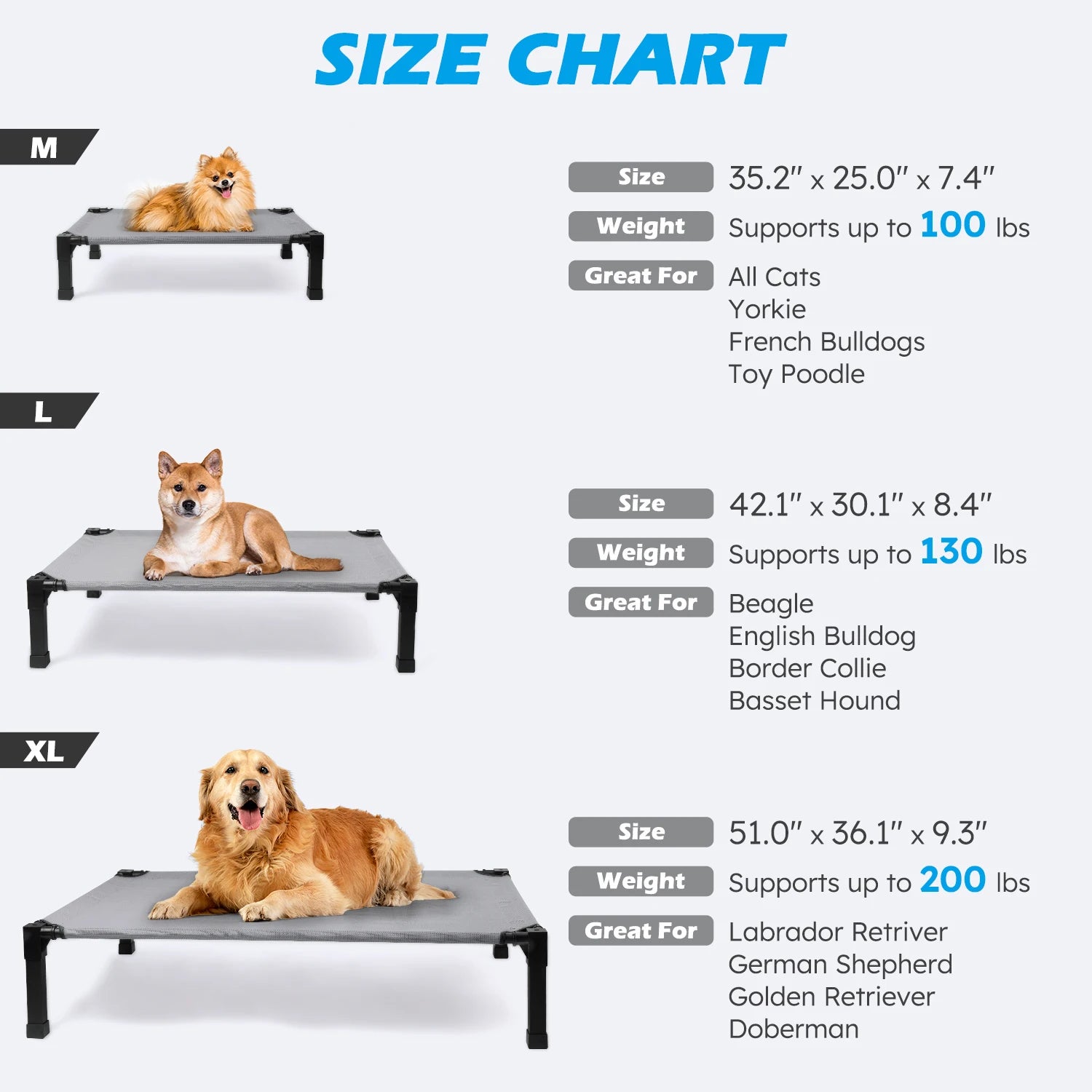 Elevated Cooling Cot