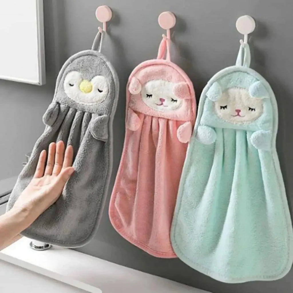 Cute Animal Kids Toddler Hand Towels