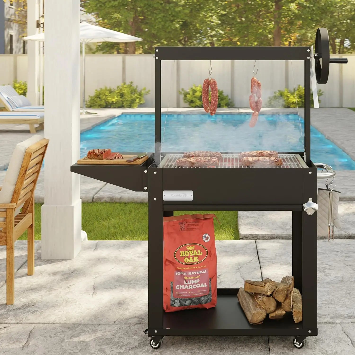Heavy Duty 50" BBQ Style Grill