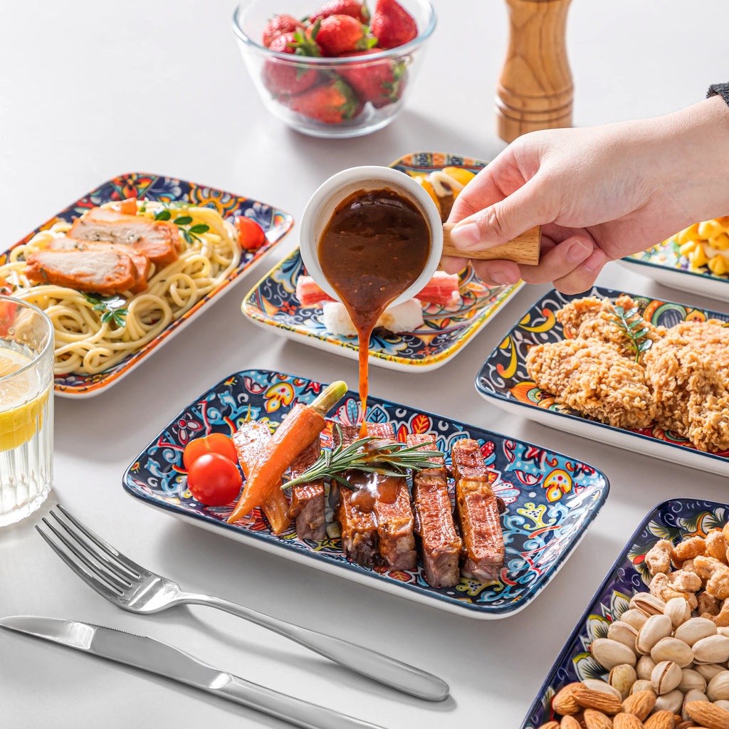 6/12 -  Bohemian Style 8 inch Serving Trays