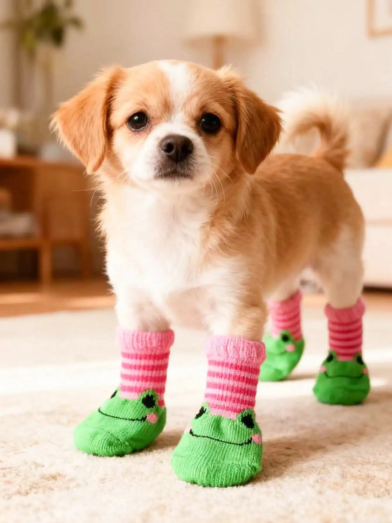 4-Pack Cute  Pet Socks
