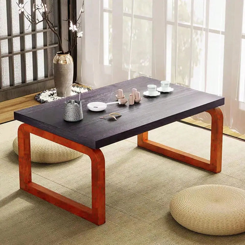 Solid Wood Floor Seating Low Table