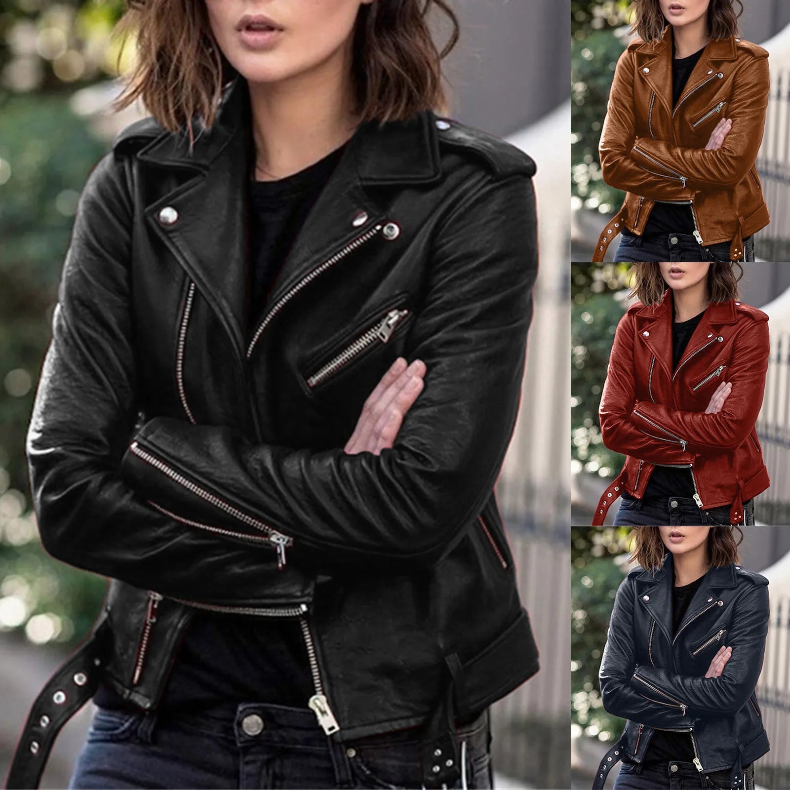 Retro Biker Jacket