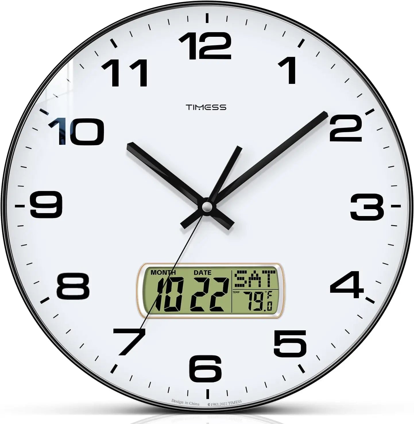 Timeless Calendar Wall Clock