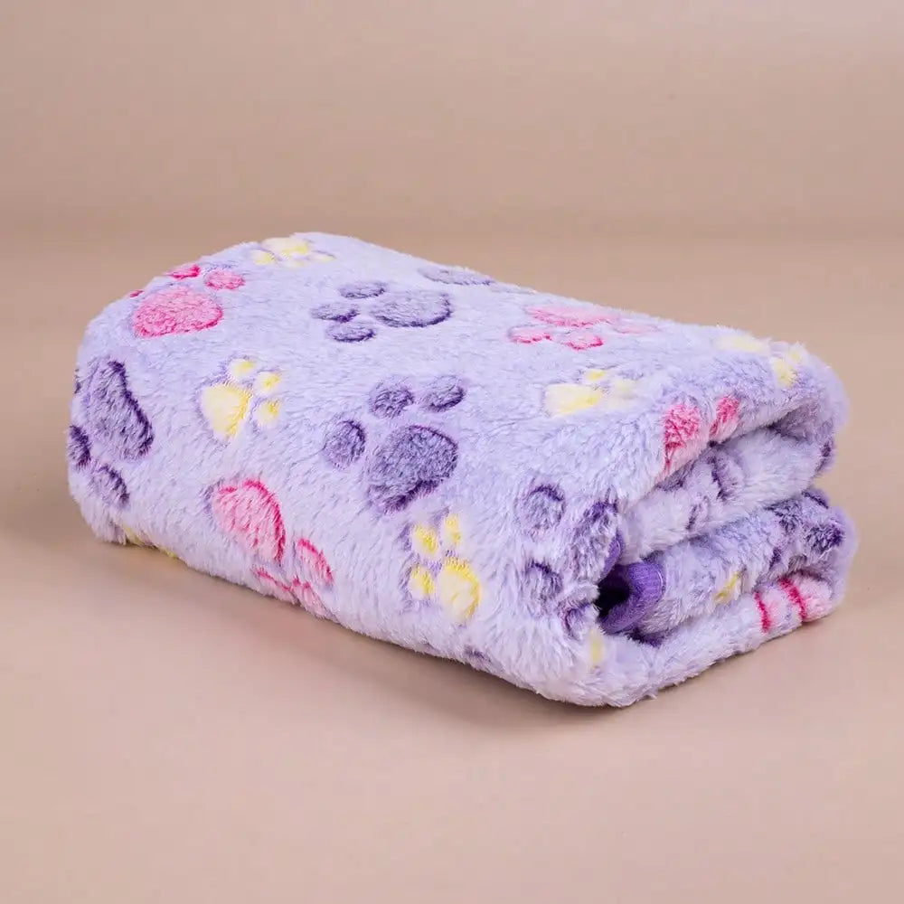 Soft Purple Fleece Blanket