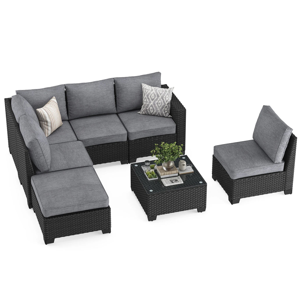 Patio Sectional Sofa Set