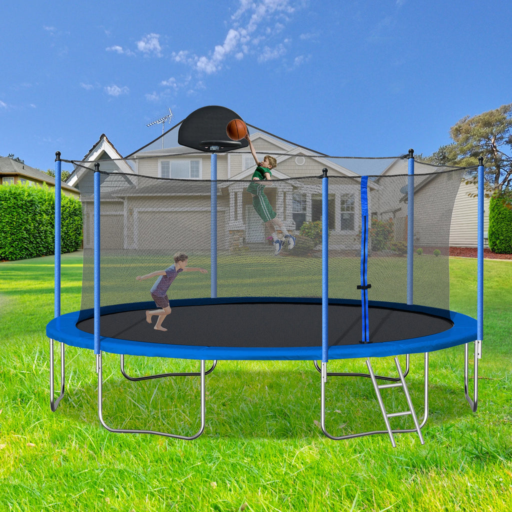 Trampoline 14 Ft  With Backboard