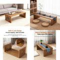 Traditional Floor Tea Table, 31.5