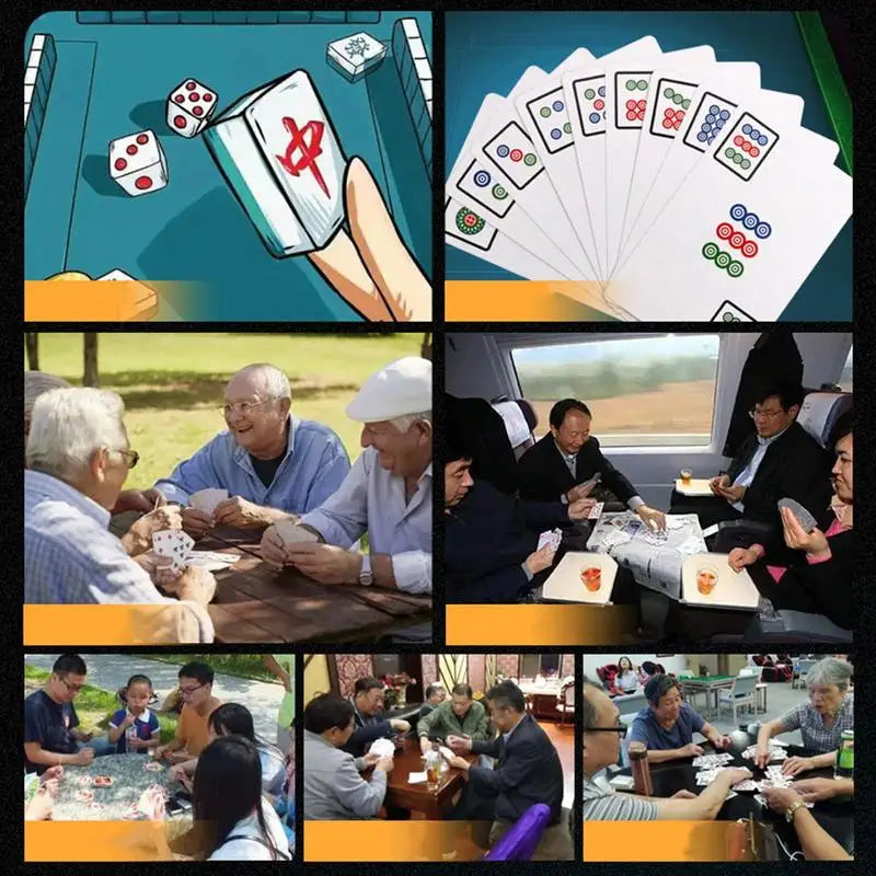 Mahjong Playing Cards Water-proof