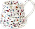 Large Ceramic Cute Flower  Handmade Coffee Mug 20oz