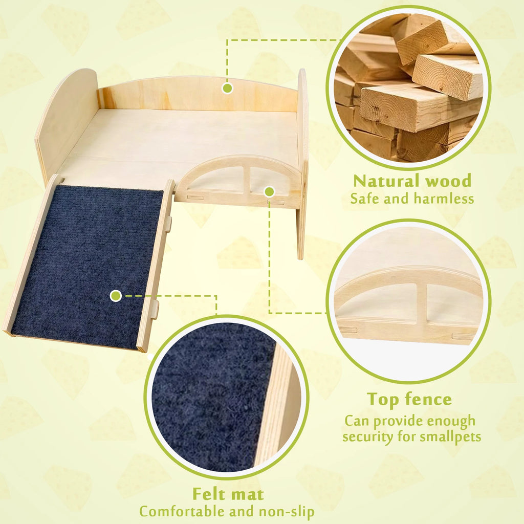 Guinea Pig Hideout Platform Bed