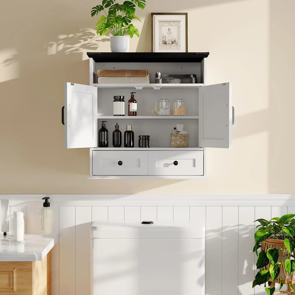 Wall Mounted Farmhouse Medicine Cabine