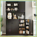 71" Tall  Cabinet with Microwave Stand