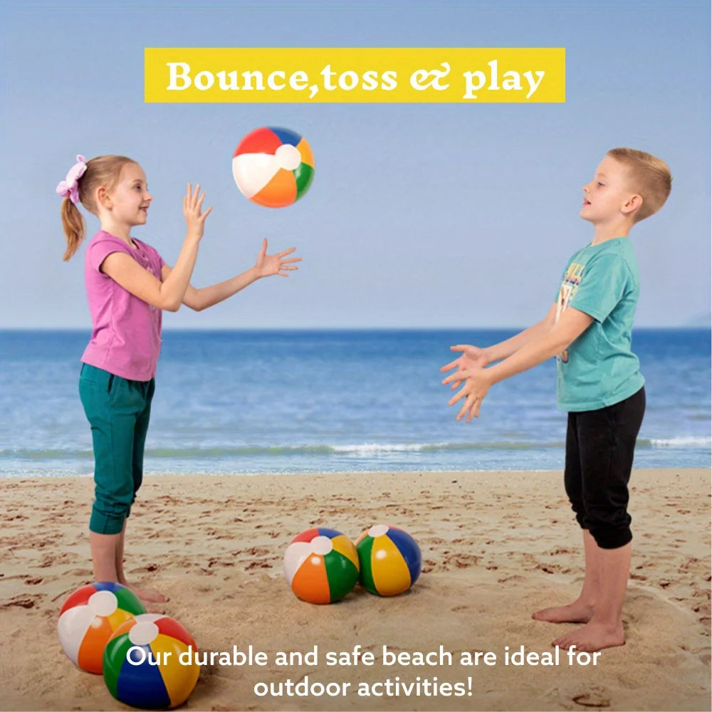Rainbow Beach Balls