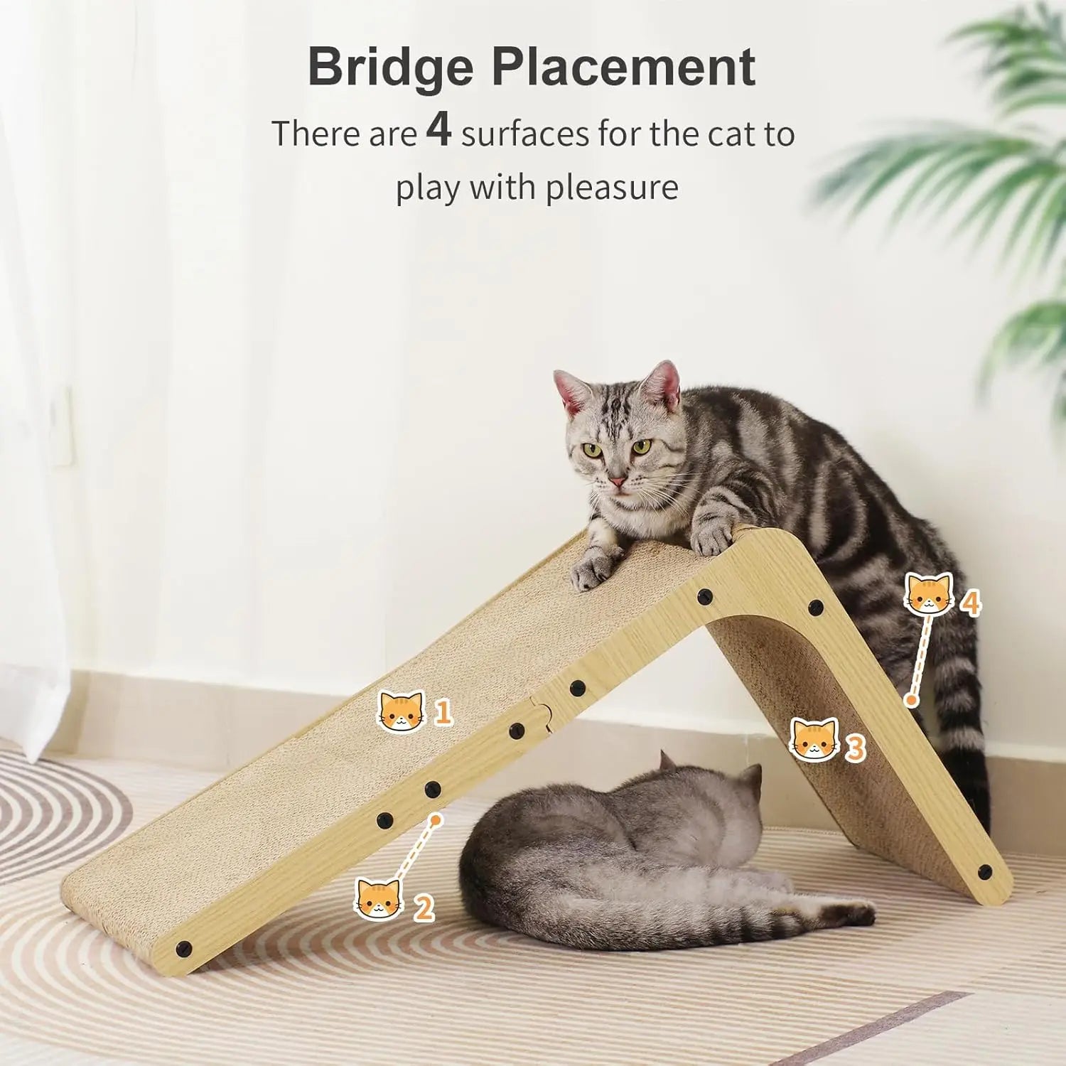 Cat Scratching Board, L-Shaped