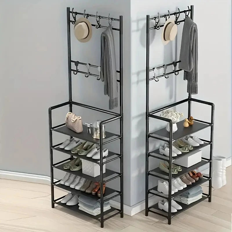 Entryway Shoe & Coat Rack