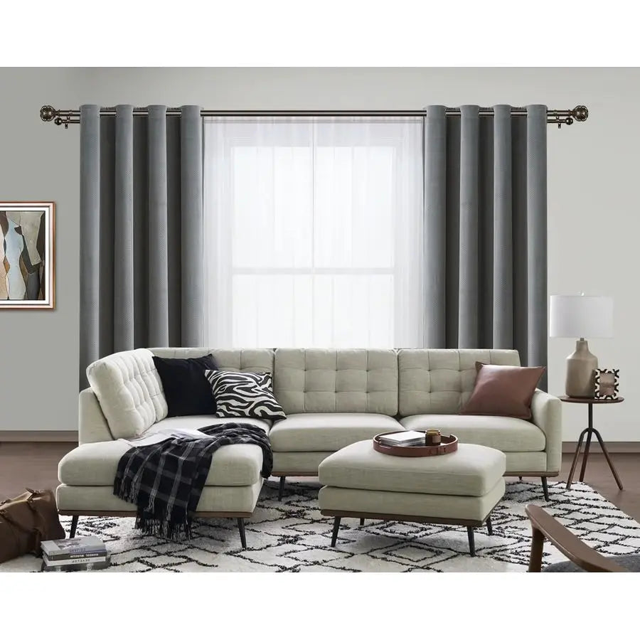 Heavy Duty Double Curtain Rods