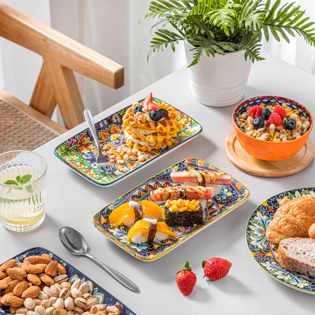 6/12 -  Bohemian Style 8 inch Serving Trays