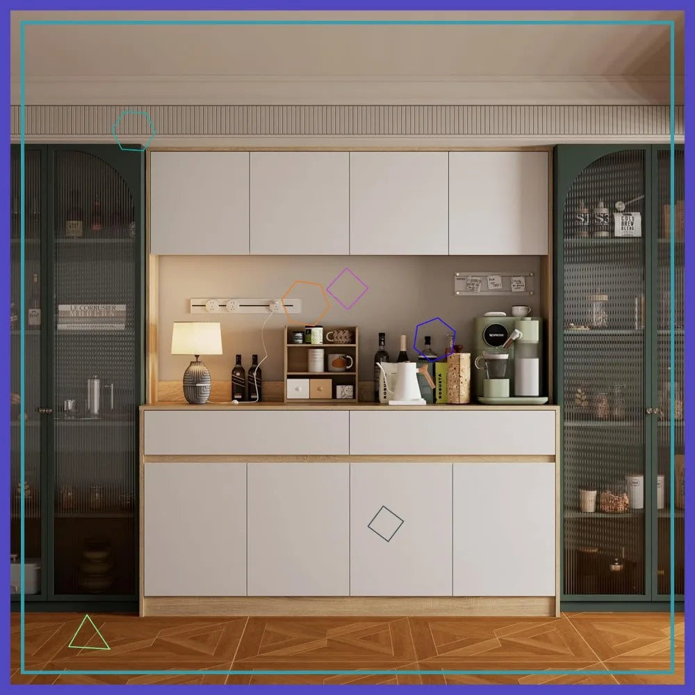 71" XL Pantry Cabinet with Countertop