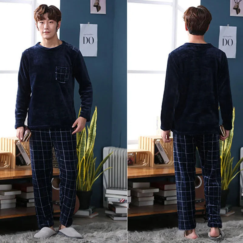 Men's Fleece Pajamas Set