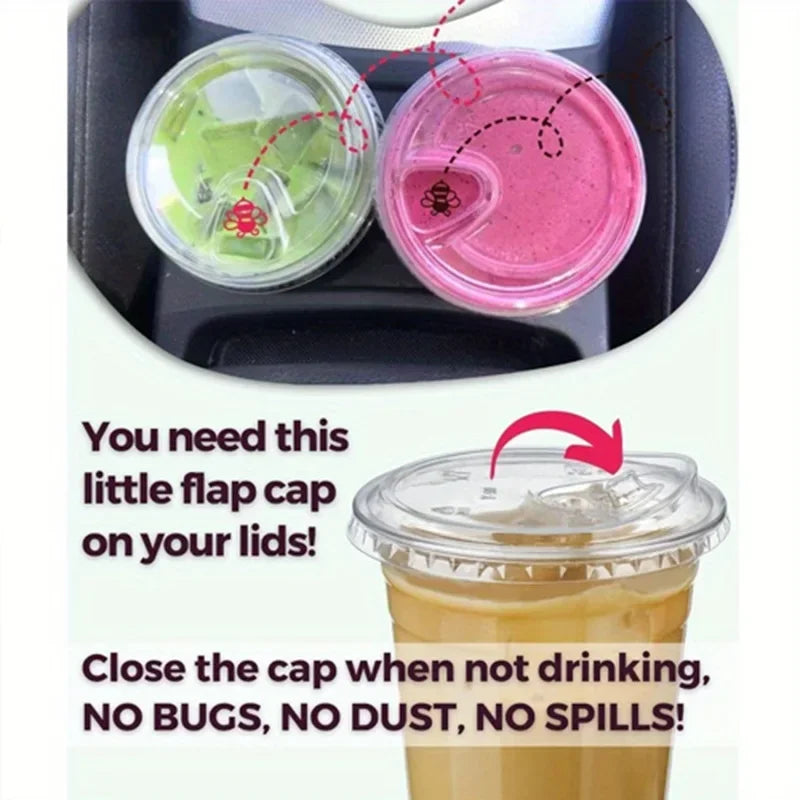 Disposable Plastic Coffee Cups with Lids