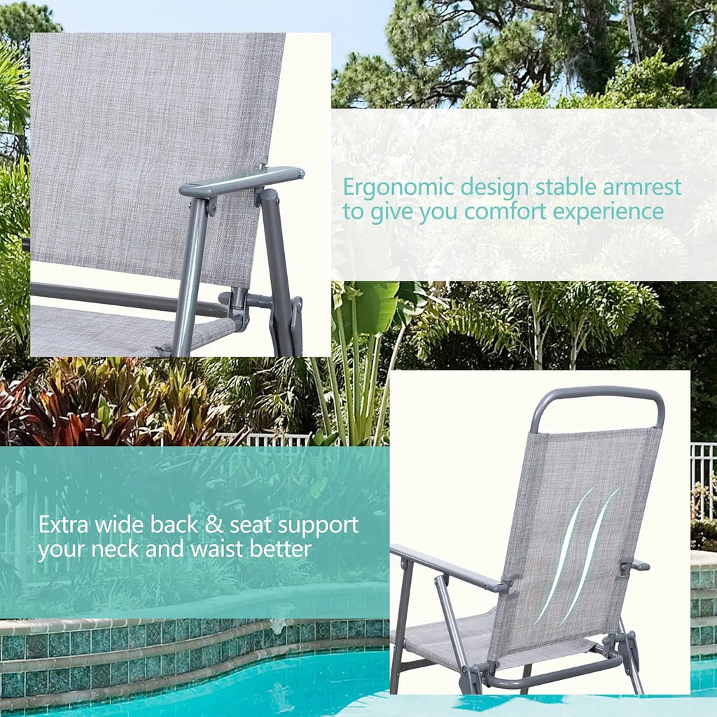 Folding 6 Piece Dining Set