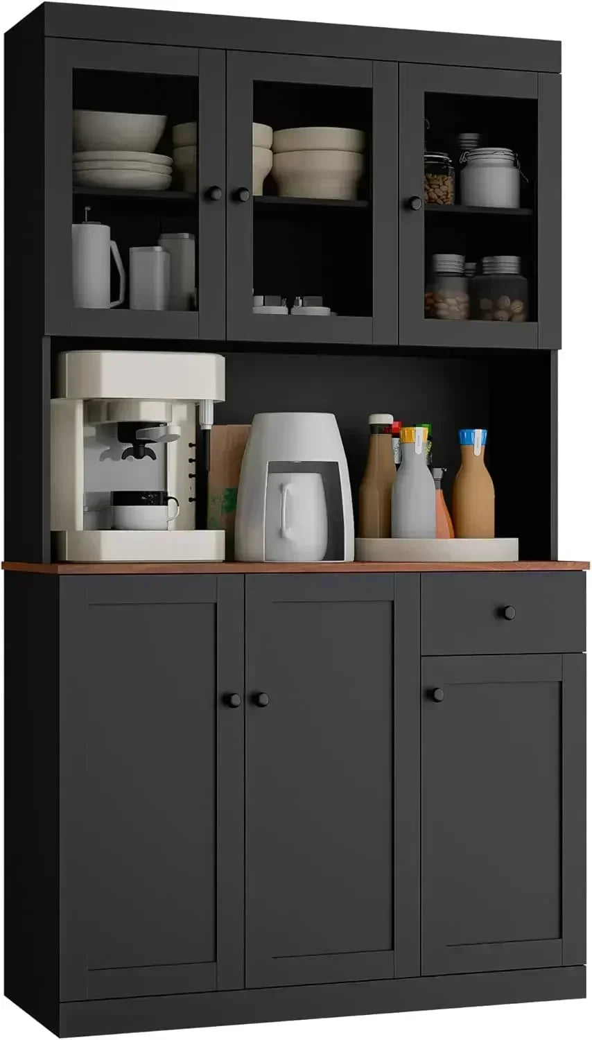 71" Tall Kitchen Pantry Storage Cabinet