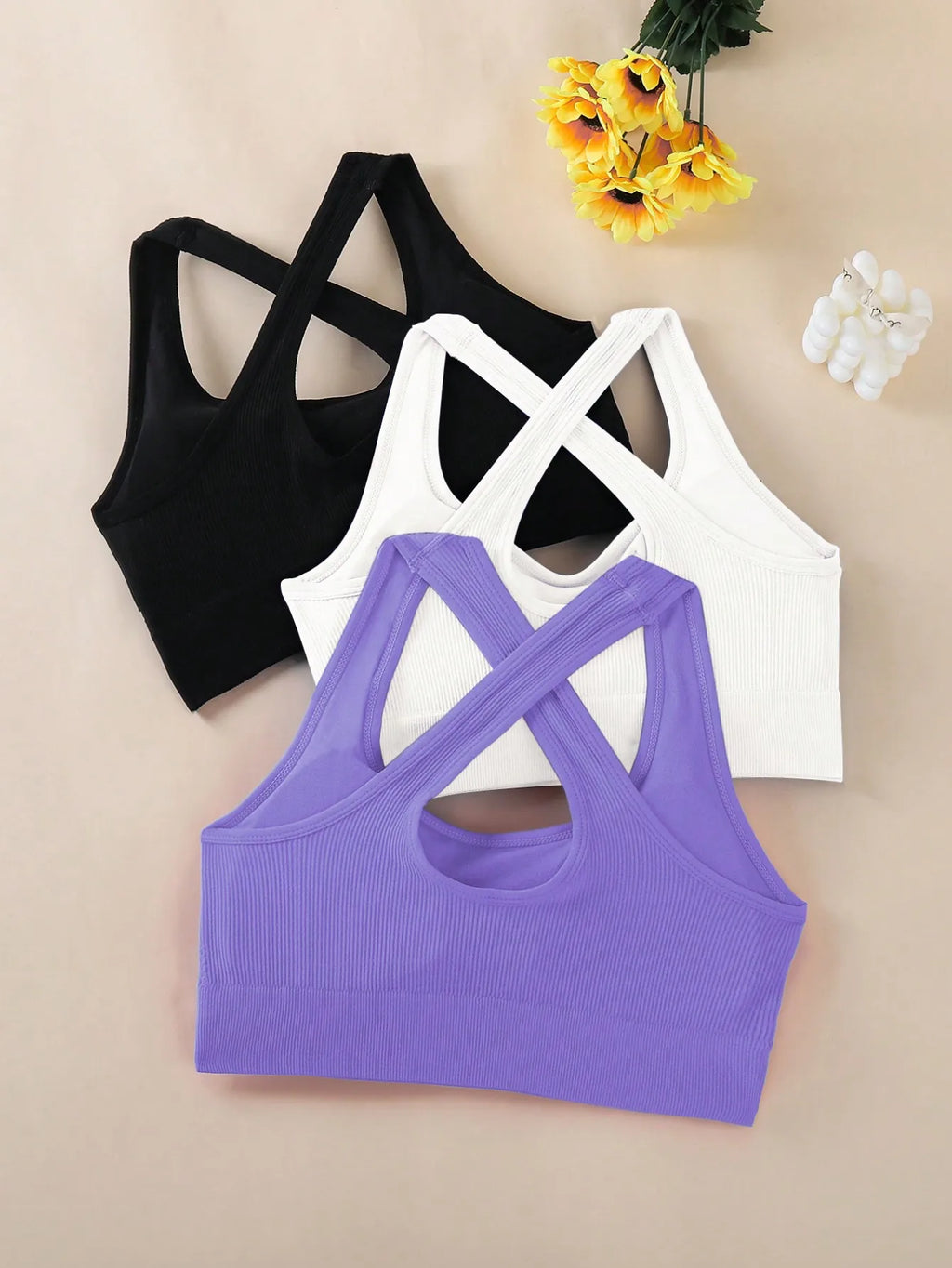 Criss-Cross  Sports Bra