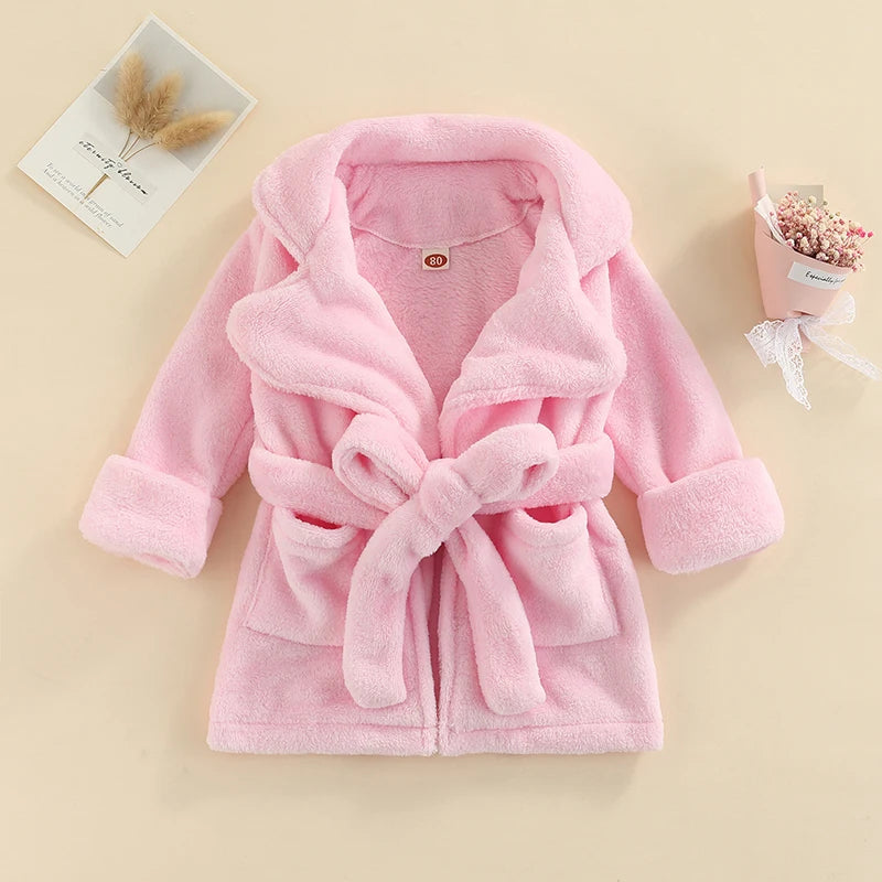 Children's Plush Bathrobe