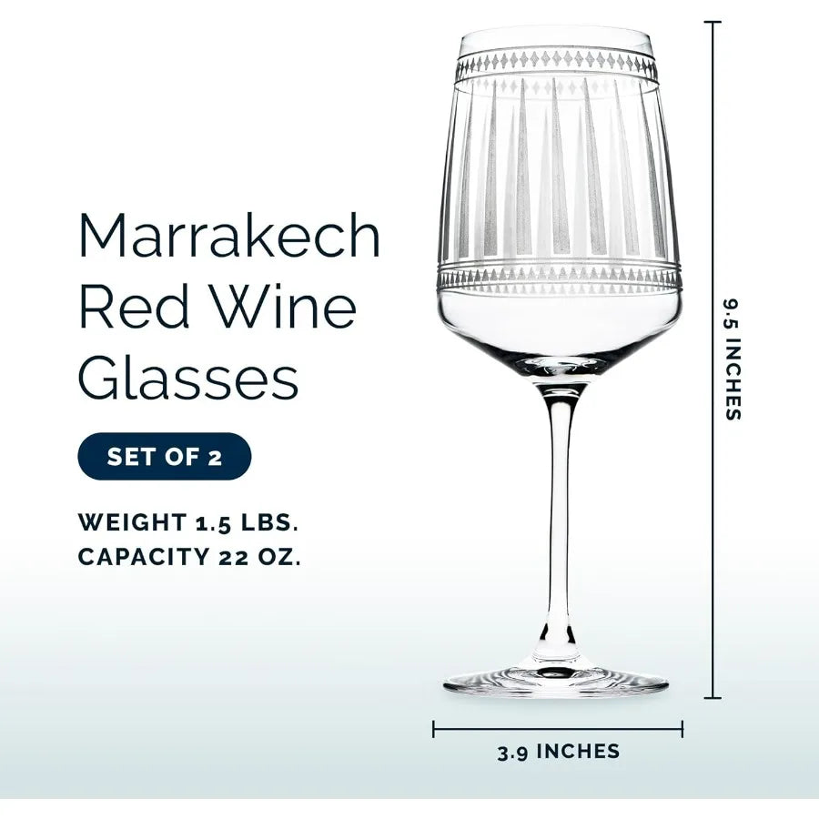 Elegant Dining Two Wine Glasses