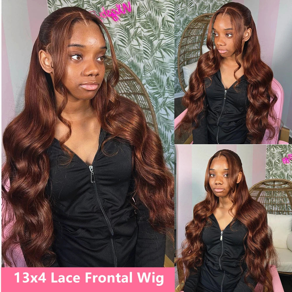 Body Wave Chocolate Brown Lace Front Wig