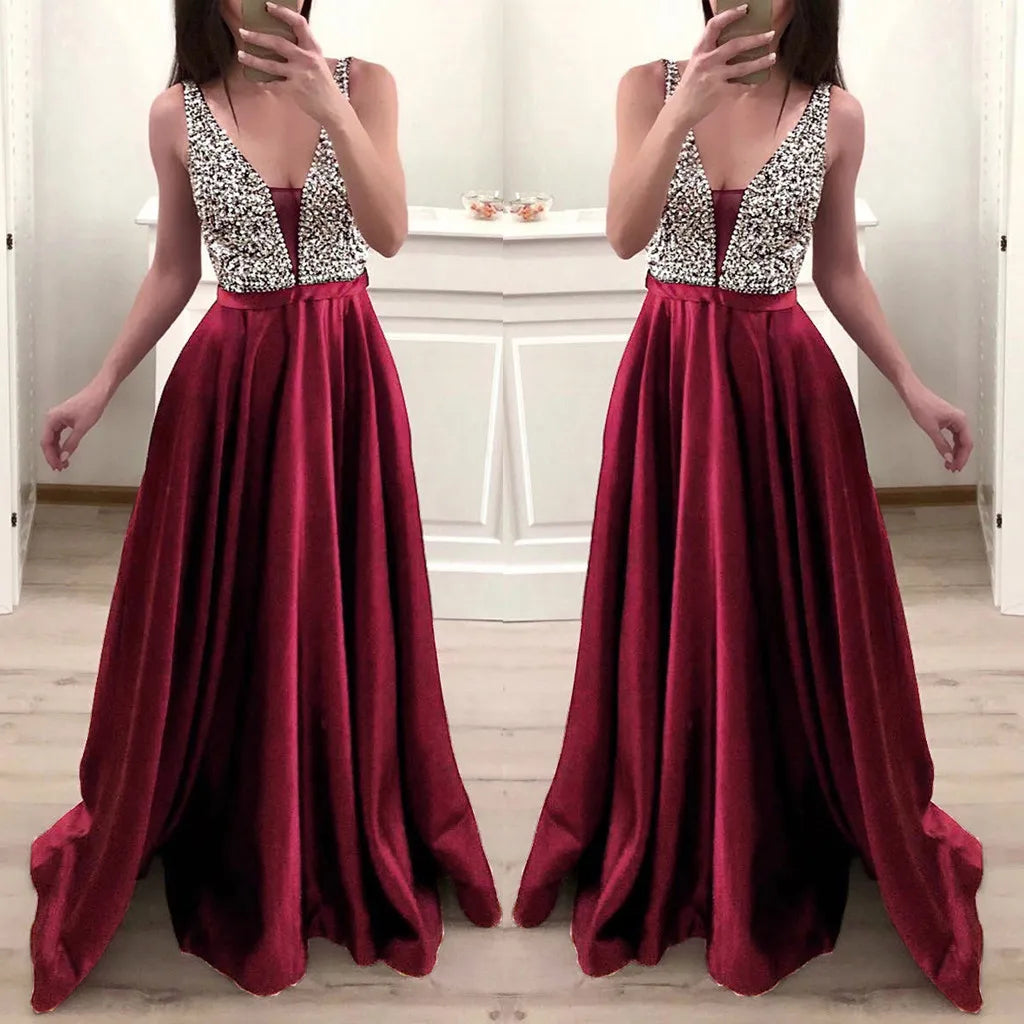 Sequins Ball Gown