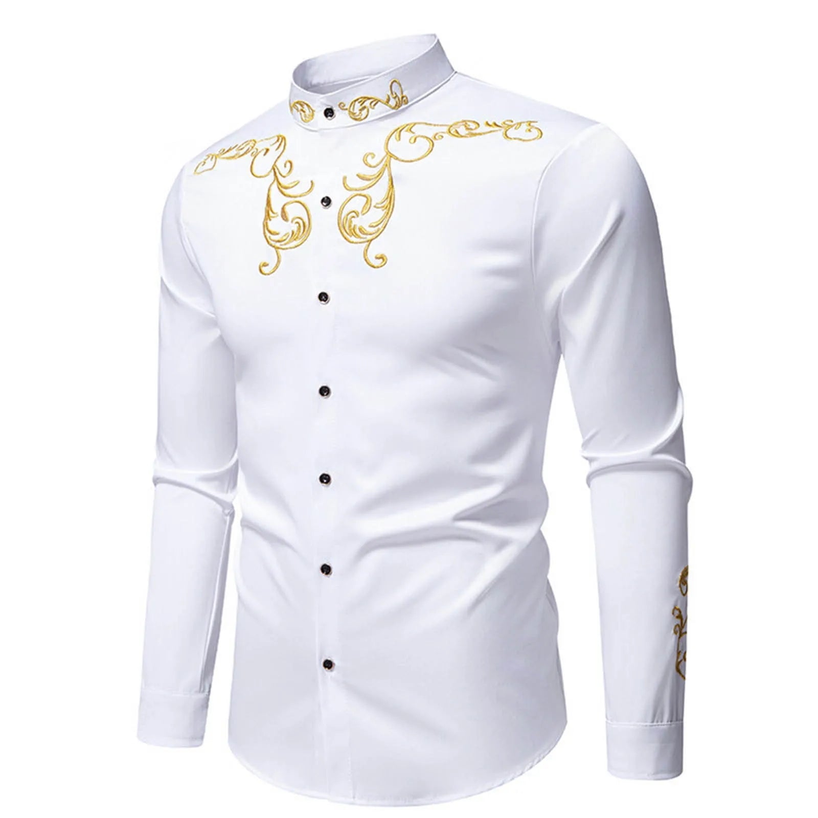 Men's Shirt Vintage Long Sleeve