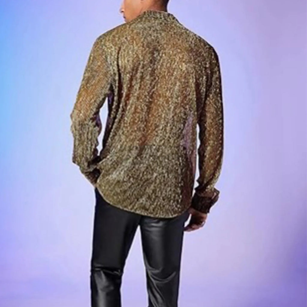 Men's  See Through Shirt