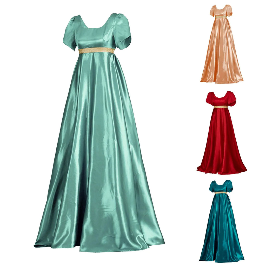 Victoria Medieval Satin Dress