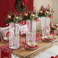 Flower Stand with Crystals Beads
