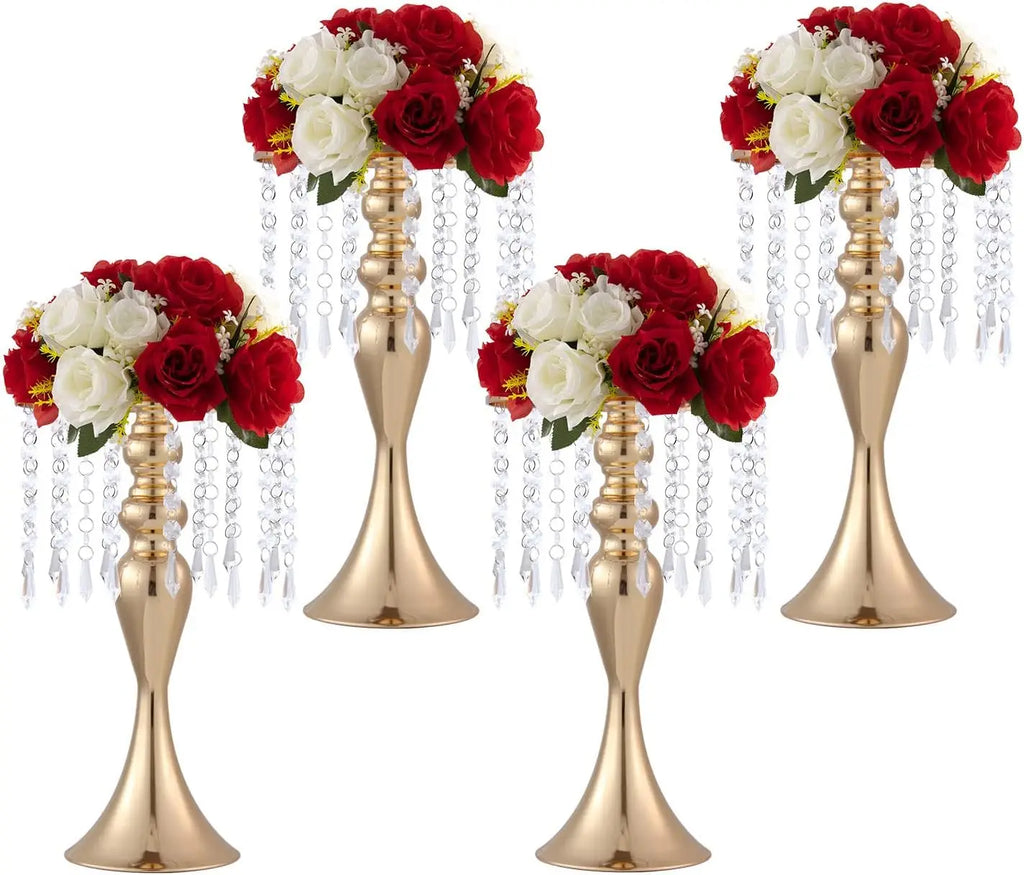 Versatile Gold Centerpieces Vase