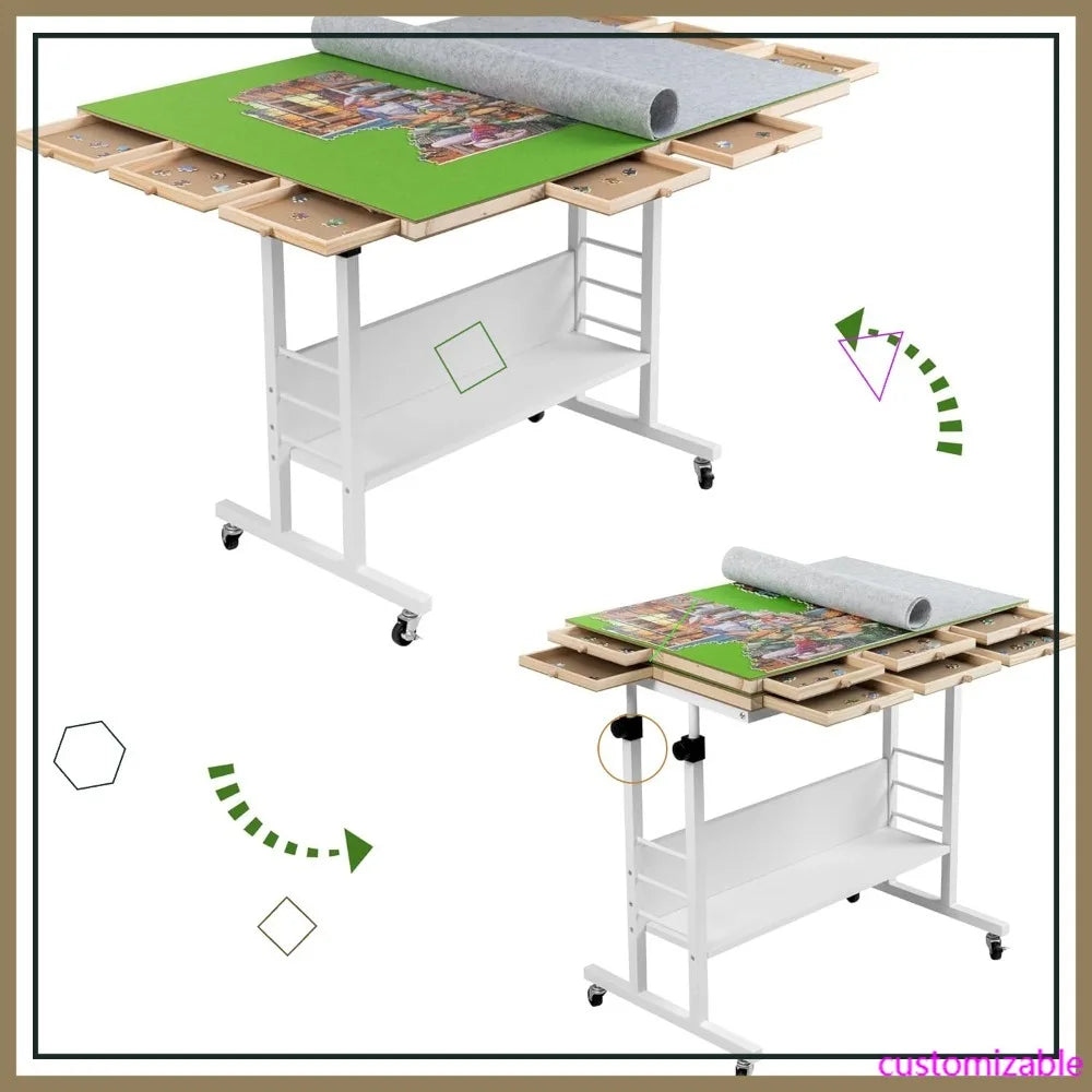 Foldable 2000 Piece Jigsaw Puzzle Table