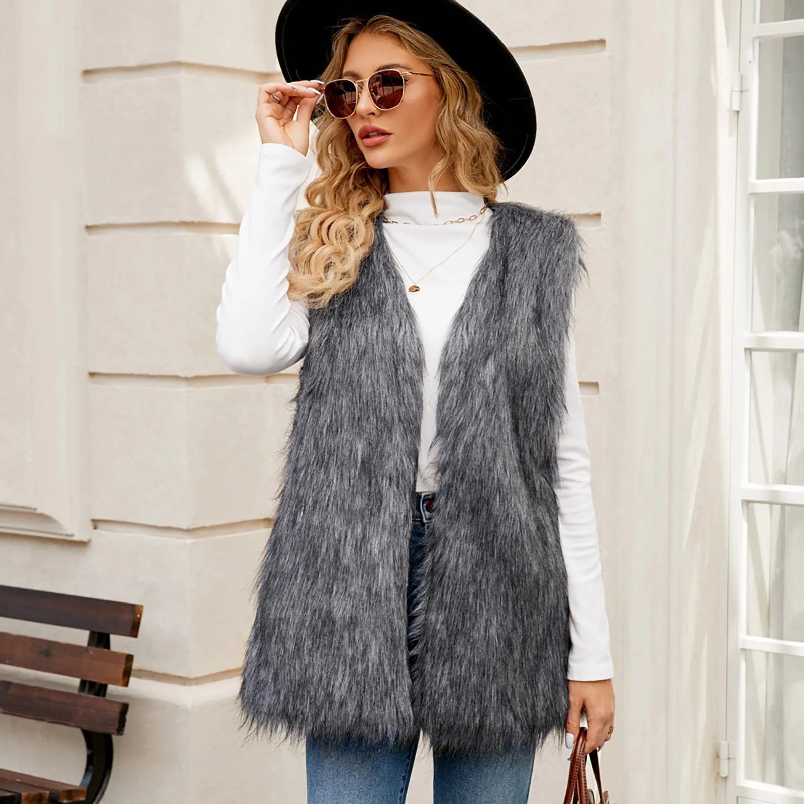 Sleeveless Dress Vest