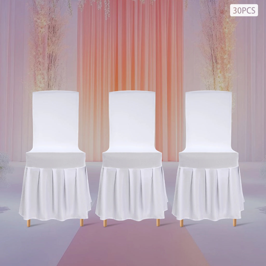 Wedding Pleated Chair Covers