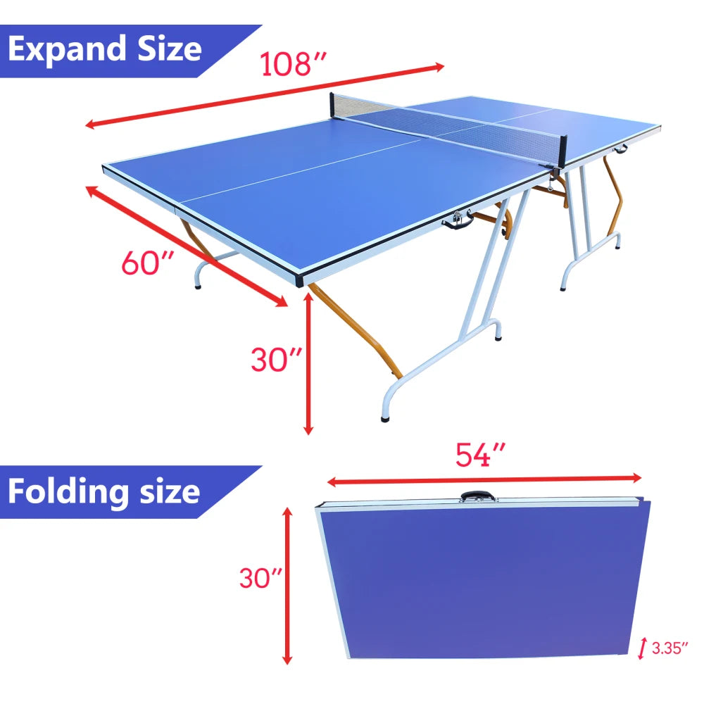 Tennis Table 9 Ft  Foldable Set