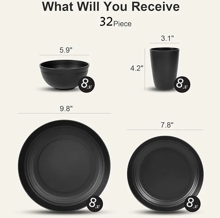 32-Piece Dinnerware Set