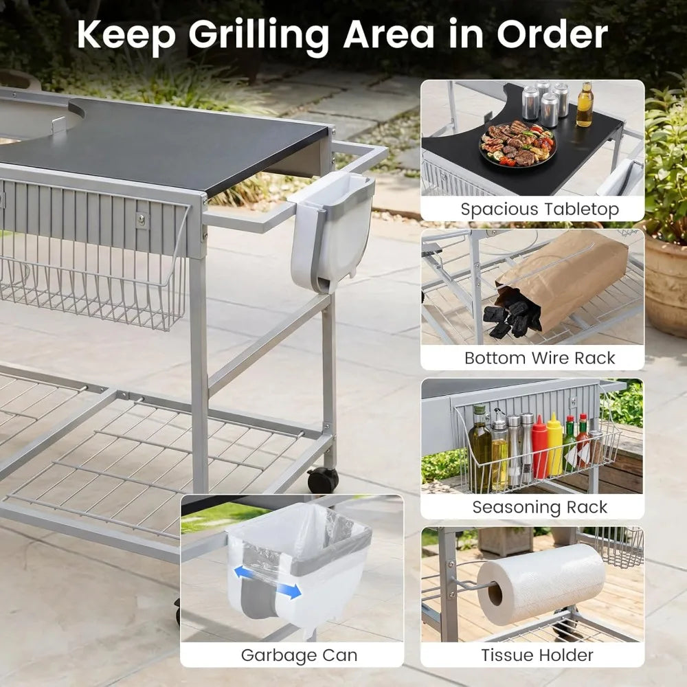BBQ Grill Cart