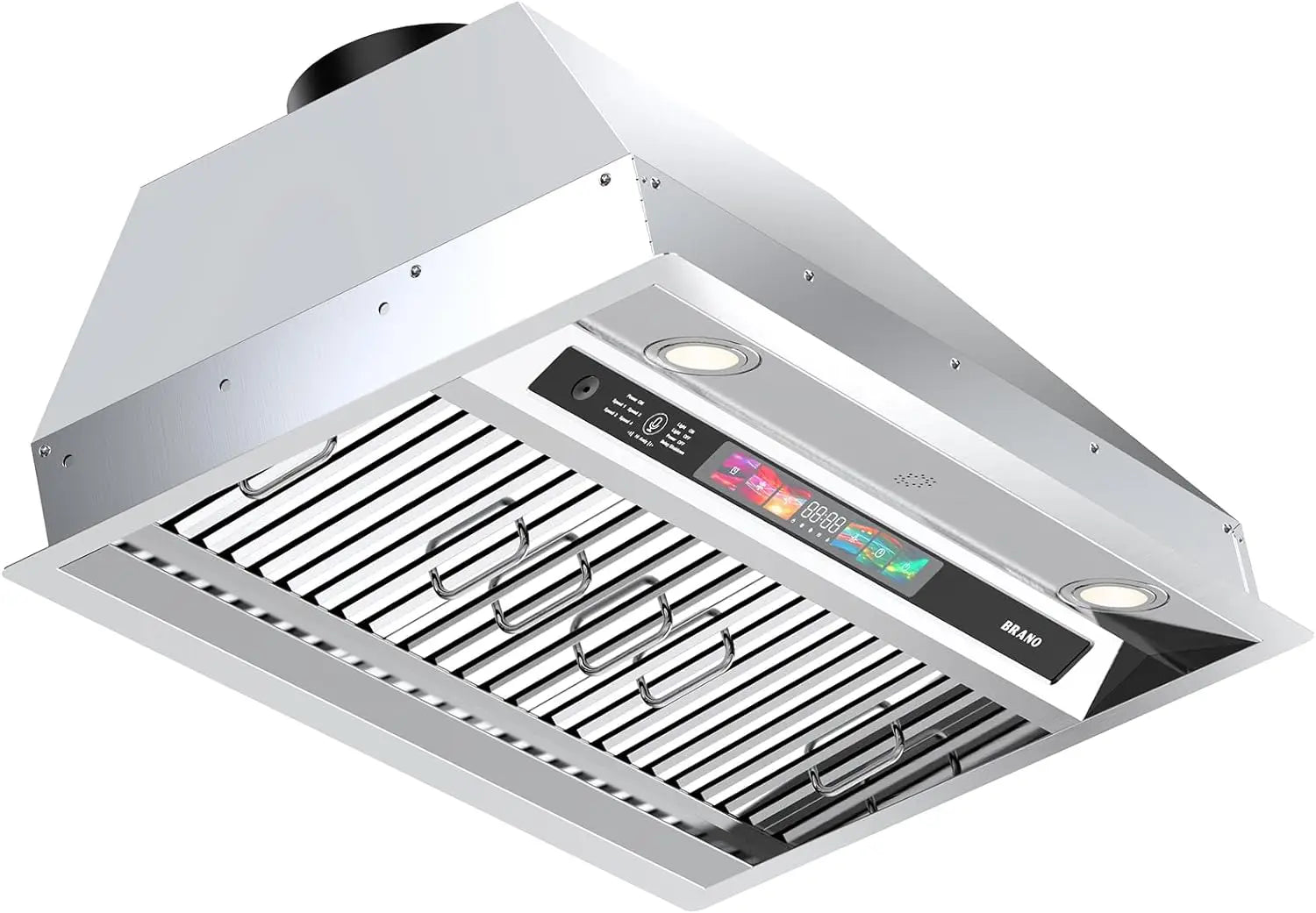 Built-in  Hood Vent with 4 Speed Exhaust Fan