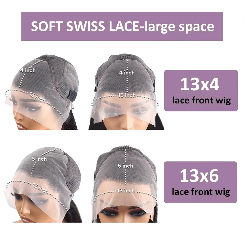 180% Density Bob Wig Human Hair 13x6